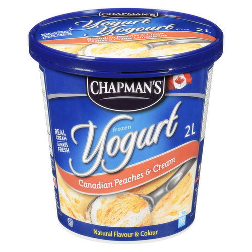 Chapman's - Canadian Peaches & Cream Frozen Yogurt