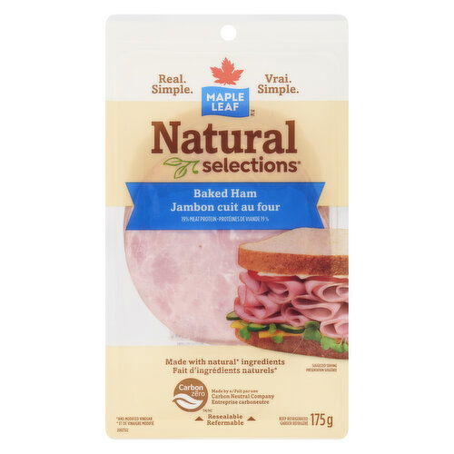 Maple Leaf - Natural Selections Baked Ham Sliced