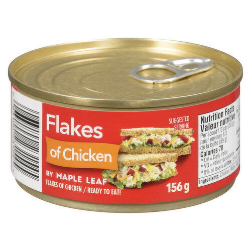 Maple Leaf - Flakes Of Chicken