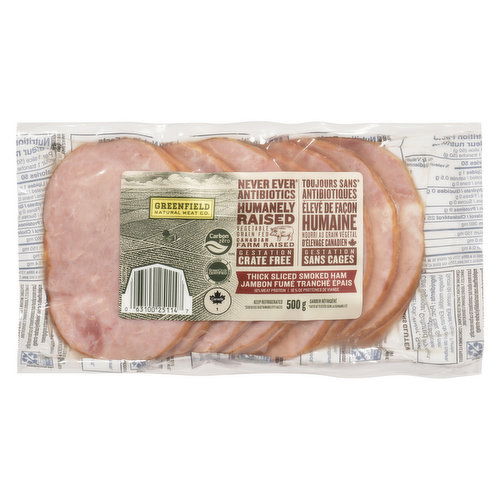 Greenfield Natural Meat Co. - Thick Sliced Smoked Ham