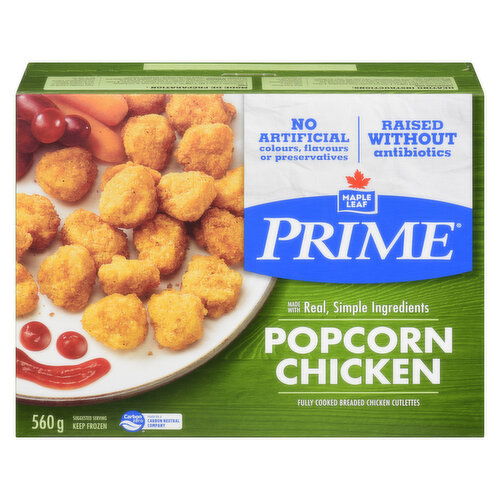 Maple Leaf - Prime Raised Without Antibiotics, Popcorn Chicken