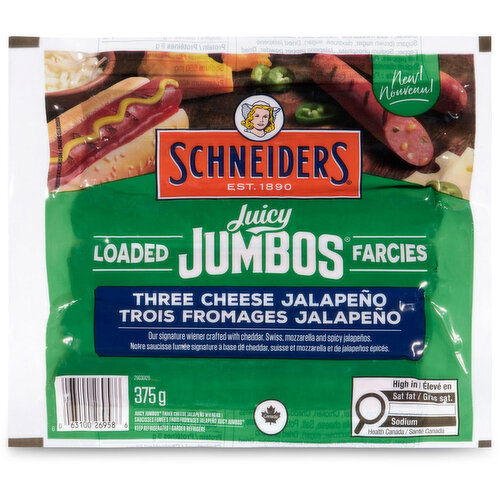Schneiders - Juicy Jumbo 3 Cheese Jalapeno