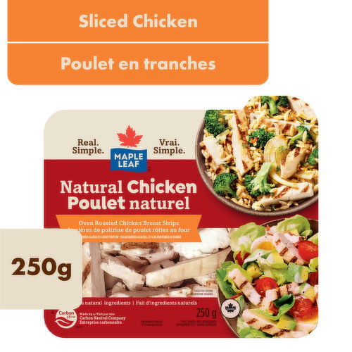 Maple Leaf - Natural Sliced Chicken