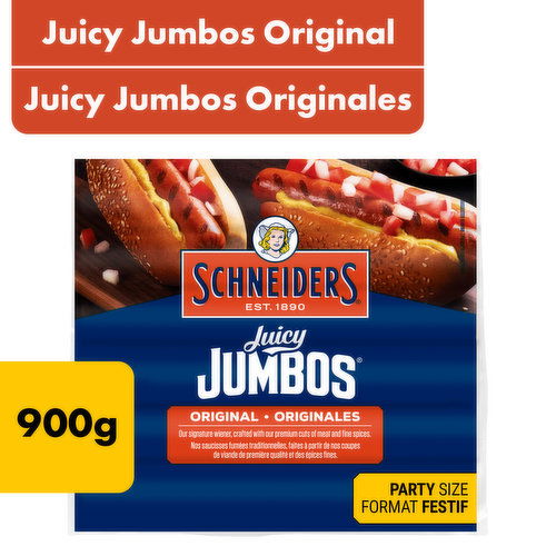 SCHNEIDERS - Juicy Jumbos Original Wieners Family Pack