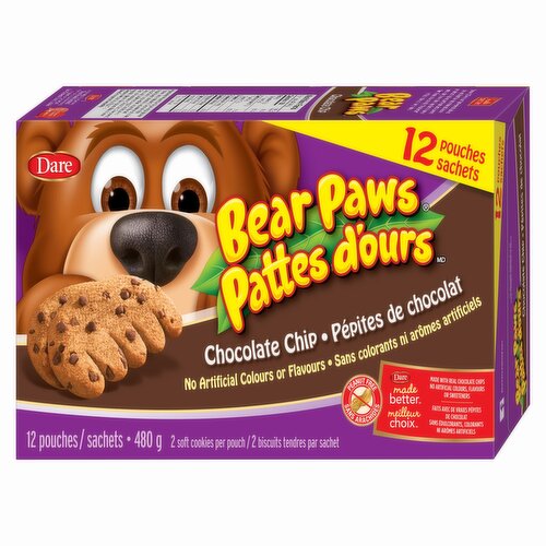 Dare - Bear Paws - Chocolate Chip