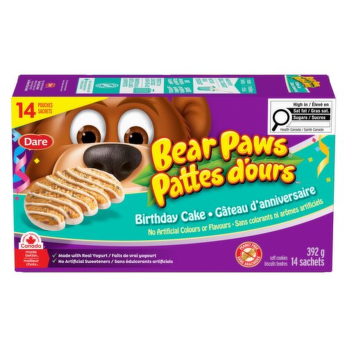 Dare - Bear Paws - Birthday Cake