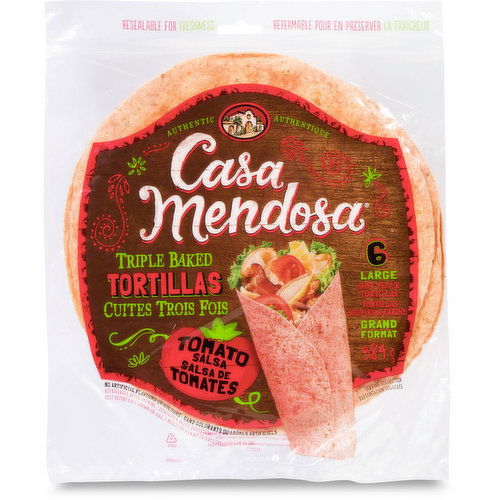 Casa Mendosa - Tomato Salsa Tortillas 10in