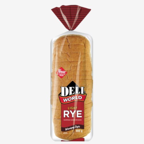 Deli World - Light Rye Bread, 900g