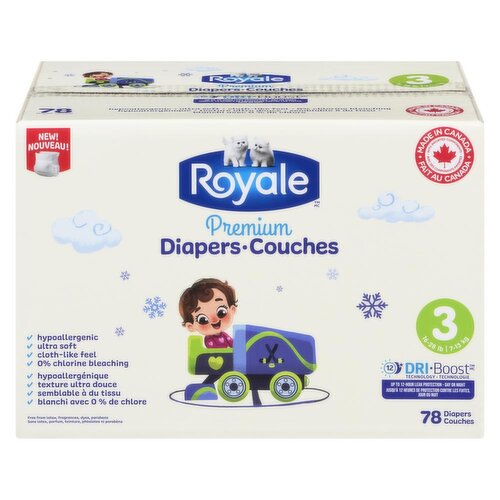 Royale - Premium Baby Diapers Size3