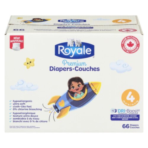 Royale - Premium Baby Diapers Size4