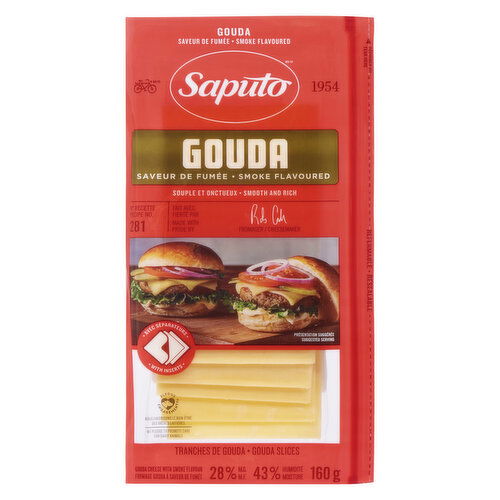 Saputo - Smoked Gouda Cheese Slices