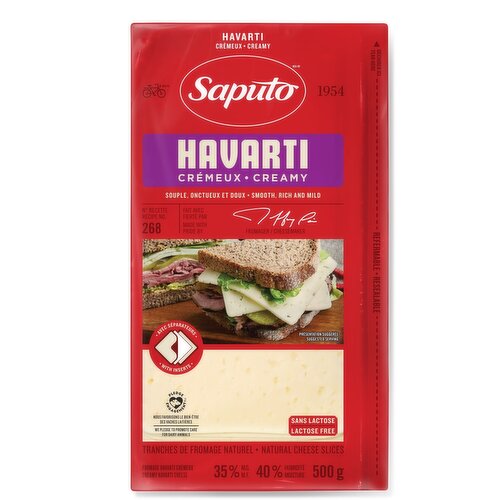 Saputo - Sliced Cheese - Havarti