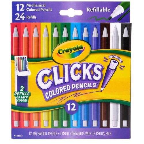 Crayola - CLICKS - Coloured Pencils