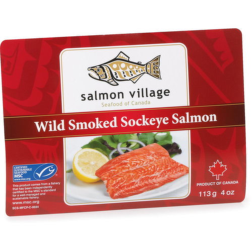 Salmon Village - Wild Smoked Sockeye Salmon