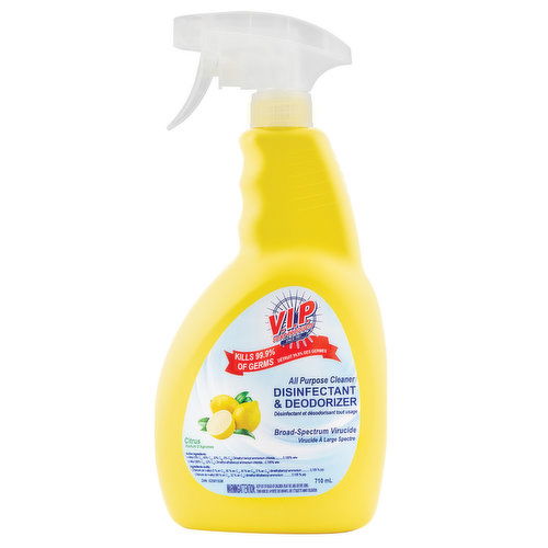 VIP - Disinfectant Deodorizer Spray Citrus