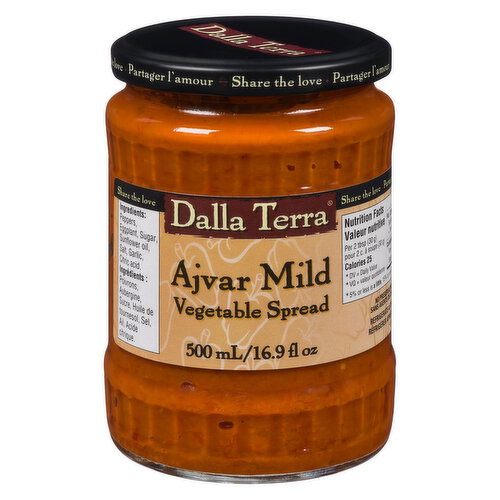 Dalla Terra - Vegetable Spread - Ajvar Mild