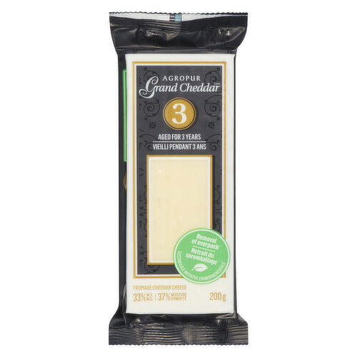 Agropur - Grand Cheddar 3 - Aged Cheddar