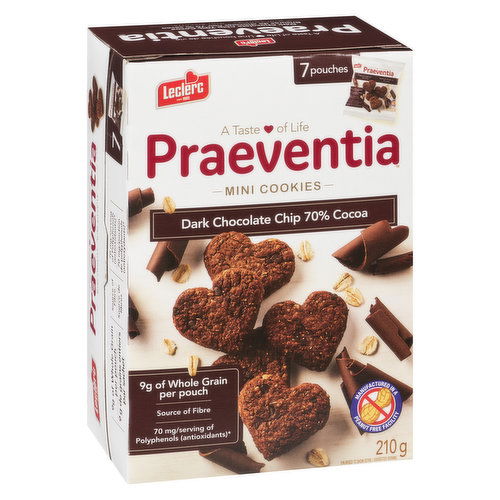 Praeventia - Dark Chocolate Heart Cookies