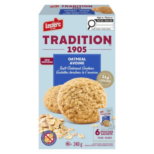 Leclerc - Tradition Soft Oatmeal Cookies Oatmeal