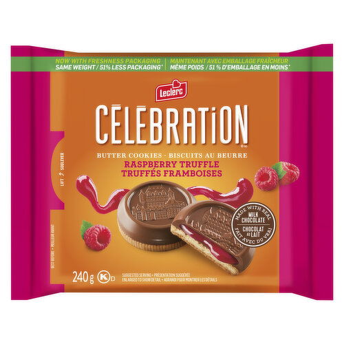 Leclerc - Celebration Raspberry Milk Chocolate