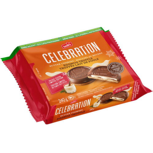 Leclerc - Celebration Eggnog Truffle Chocolate Butter Cookies