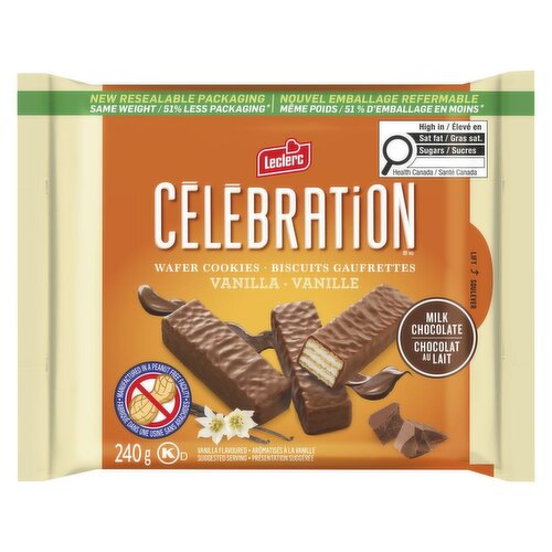 Leclerc - Celebration Coated Vanilla Wafer