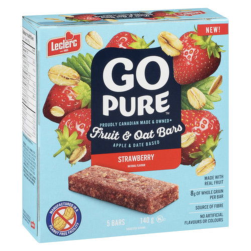 GO PURE - Fruit Oat Bar Strawberry