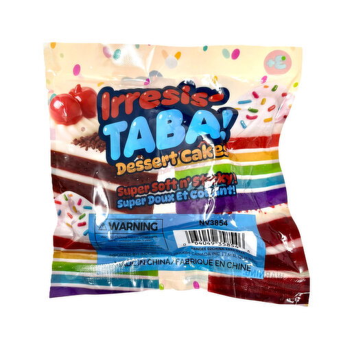 Irresis-TABA! - Scented Dessert Cake Squishy Toy