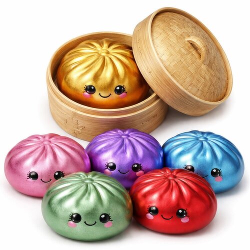Mystery Squishy Dumpling - Metallic Surprise