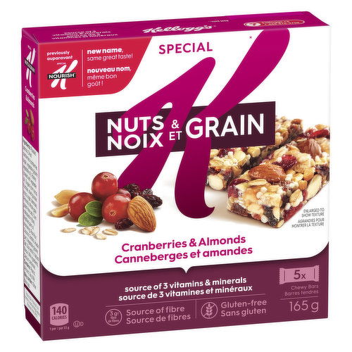 Kellogg's - Special K Nourish Bars, Cranberries & Almonds