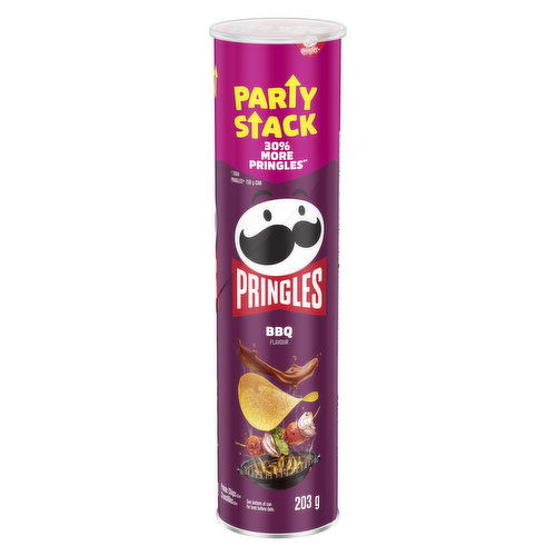 Pringles - Potato Crisps Mega Stack - BBQ