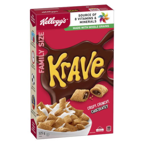 Kellogg's - Krave Cereal, Milk Chocolate