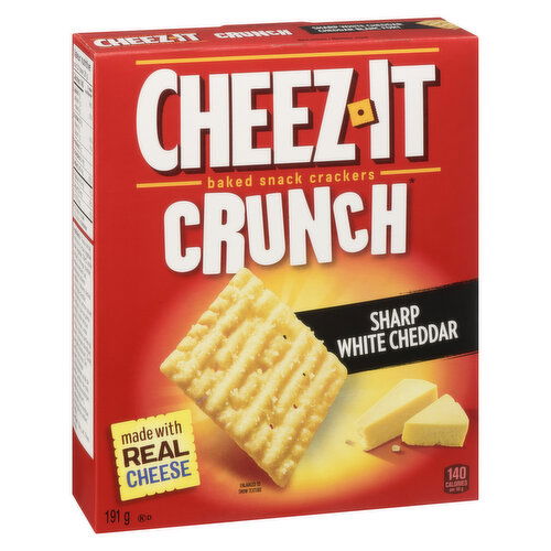 Cheez-It - Crunch Crackers Sharp White Cheddar