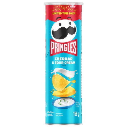 PRINGLES - Potato Chips, Cheddar & Sour Cream Flavour