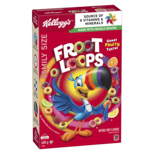 Kellogg's - Froot Loops Cereal, Family Size