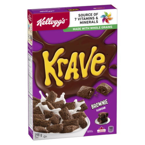 Kellogg's - Krave Brownie Chocolate Cereal