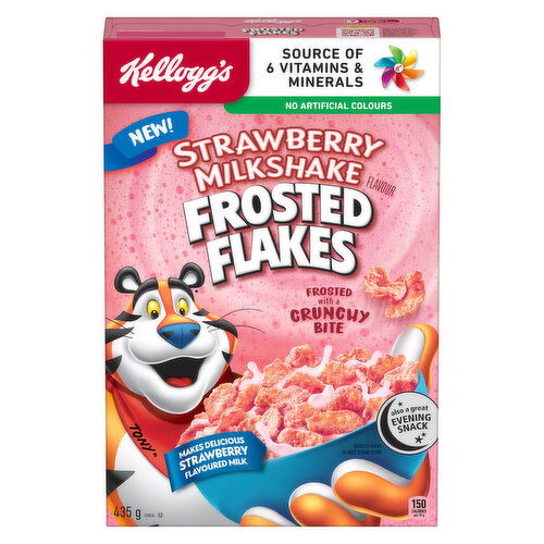 Kellogg's - Frosted Flakes, Strawberry Milkshake Cereal