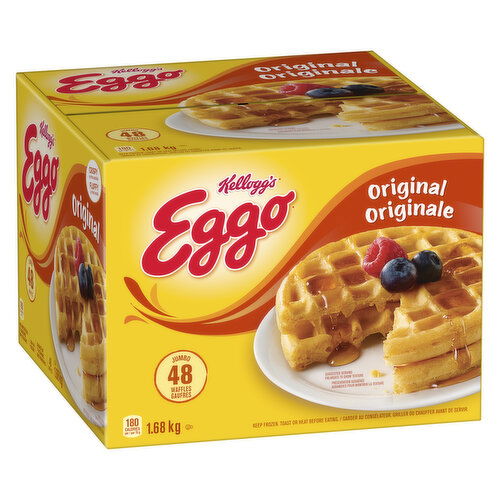 Kellogg's - Kelloggs Original Eggo Waffles 48 Ct