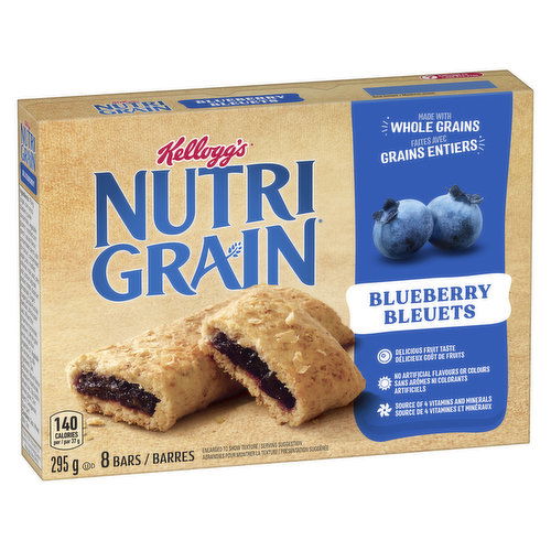 Kellogg's - Nutri-Grain Bars, Blueberry