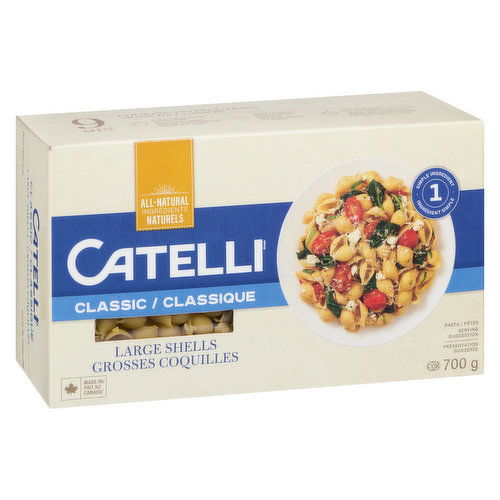 Catelli - Classic, Large Shells Pasta