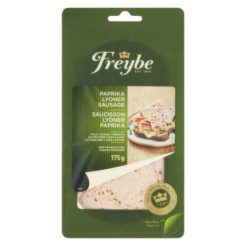 Freybe - Paprika Lyone Slice Sausage