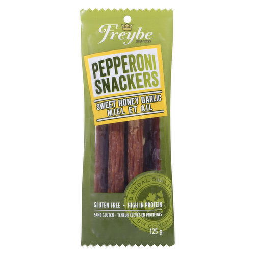 Freybe - Pepperoni Snackers Sweet Honey Garlic