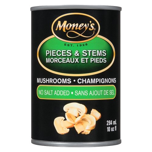 Moneys - Mushrooms Pieces & Stems Unsalted