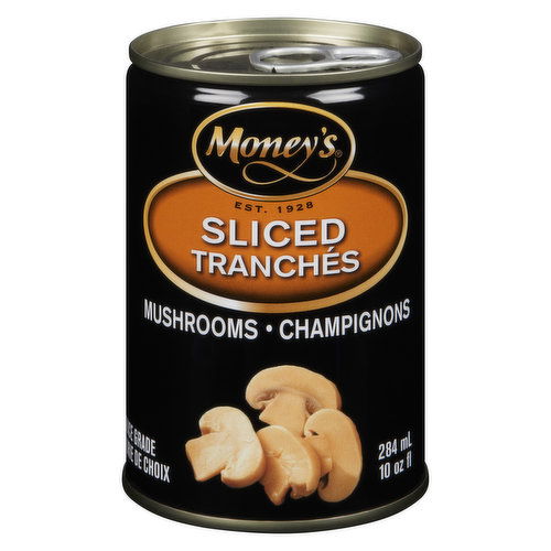 Money's - Sliced Mushrooms