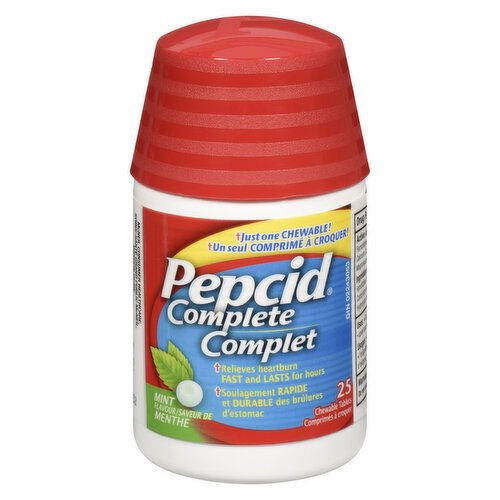 Pepcid - Complete Dual Action Antacid Mint