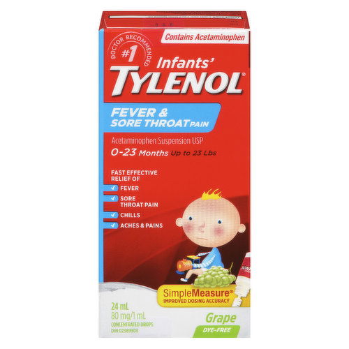 Tylenol - Infant Fever & Sore Throat