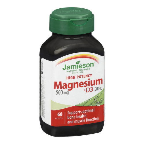 Jamieson - Magnesium +D3 500Mg