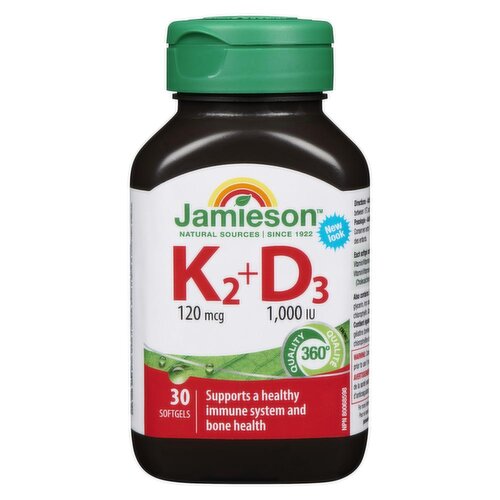 Jamieson - Vitamin K2 & Vitamin D3