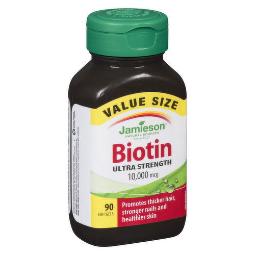 Jamieson - Biotin 10,000mcg Value Size