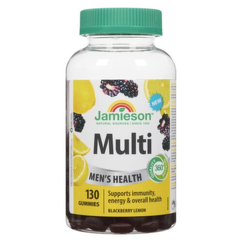 Jamieson - Multi Men's Health Blackberry Lemon, Gummies